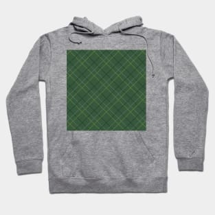 Plaid in Greens Hoodie